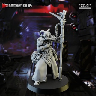 firstborn disciple psycher c ghamak Tabletop Characters & Creatures Sci-Fi Universe 40k guard sci-fi warhammer miniature imperial hammer wargame wh40k astra militarum 40000 3d print model - Mito3D