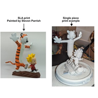 Calvin Hobbes Stück Steve Solomon Karikatur Comics 3d print model - Mito3D