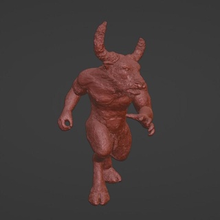 minotaur goodcat3d Tabletop Characters & Creatures Fantasy Universe animal creature mythical sculpture tabletop dnd 3d print model - Mito3D
