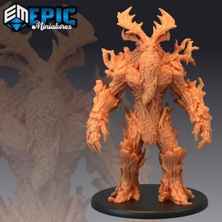 elder treant forest spirit tree creature woodland guardian epic-miniatures fantasy giant leader medieval monster nature rpg warhammer sla ent enemy tabletop dungeon dnd pathfinder npc pre-supported supported pre 3d print model - Mito3D
