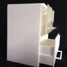 business card filing cabinet giardino archiviazione impilabile biglietto visita 3d print model - Mito3D