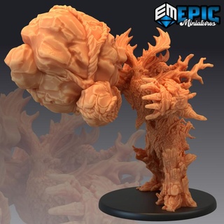 elder treant rock forest spirit tree creature woodland guardian epic-miniatures fantasy leader medieval monster nature rpg warhammer sla ent enemy tabletop dungeon dnd pathfinder npc pre-supported supported pre 3d print model - Mito3D