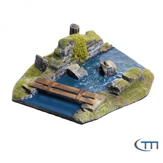 Ruine modular Fluss rg Kapelle Tischplatte 3D druckbar Terrain Landschaft 3d print model - Mito3D
