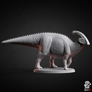 Parasaurolophus Dino 3d Spielzeuge Spiele Tier Kreatur Zahlen Dinosaurier Zahl Reptil Miniatur prähistorisch jurrasisch Dinos Hadrosaurier 3d print model - Mito3D