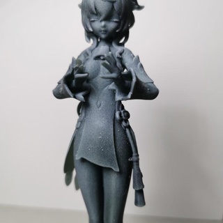 ganyu Genshin impacto ventilador esculpir rex xo arte açao figuras liquidificador mmd 3d print model - Mito3D