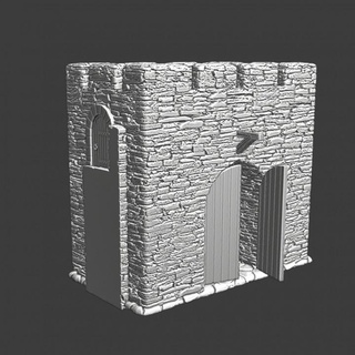 small gate - medieval modular castle system updated northern crusades miniatures Tabletop Characters & Creatures Historical Universe 3D Printable Terrain Store printable stl door knight stone terrain wargaming warfare 28mm fortress baltic crusader gatetower 3d print model - Mito3D