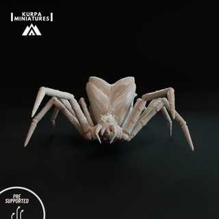 gigante aranha corpo miniaturas tampo mesa personagens criaturas fantasia universo monstro rpg martelo guerra jogo tabuleiro d20 dnd 9thage página 3d print model - Mito3D