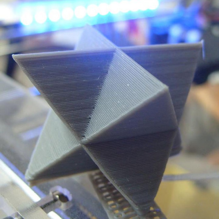 étoilée octaèdre estrella oct ngula l'éducation décoration étoiles 3D print model - Mito3D