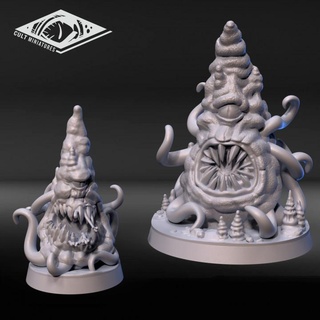 ropers cult miniatures Tabletop Characters & Creatures Fantasy Universe Store alien creature dragons dungeons giant monster stone warhammer rock miniature huge age wargame cave d&d roper odd sigmar cavern bestiary cultminis 3d print model - Mito3D