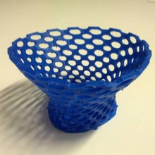 basket & garden holder vase creel punnet 3d print model - Mito3D