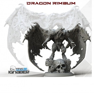 Drago parà warhammer ignacio berbel garcia tavolo personaggi creature fantasia universo troll orchi ogros laboratorio gioco giganti 3d print model - Mito3D