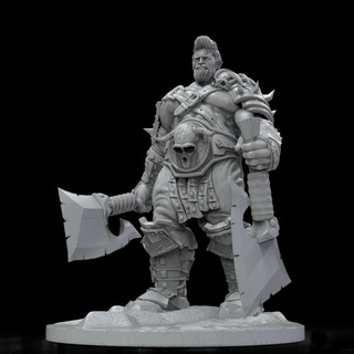 gerero para Warhammer Ignacio Berbel Garcia masaüstü karakterler yaratıklar fantezi Evren mağaza trol ogro orco cüce Warhammergameworshop 3d print model - Mito3D