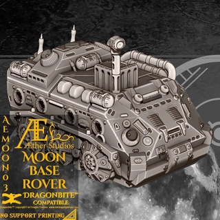 aemoon03 base lunaire vagabond éther studios table personnages créatures Sci univers Véhicules Machines terrain lune véhicule buggy 3d print model - Mito3D