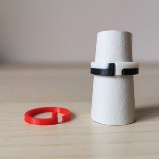 minimalistisch Ring 1 parametrisch stefano airoldi Schmuck Ringe Mode Juwel 3d print model - Mito3D