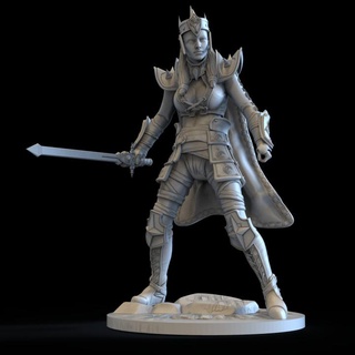 savaşçı para Warhammer Ignacio Berbel Garcia masaüstü karakterler yaratıklar fantezi Evren trol orco cüce devler oyun mağazası 3d print model - Mito3D