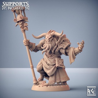 platorus sage time - order labyrinth hero artisan guild Tabletop Characters & Creatures Fantasy Universe Store dragons dungeons fantasy mini modular rpg miniature tabletop minotaur supports wargame dnd ttrpg presupported supported minocs 3d print model - Mito3D