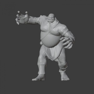 ogro goodcat3d tampo mesa personagens criaturas fantasia universo criatura exibição jogos monstro dnd 3d print model - Mito3D