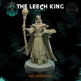leech king - army death zabavka workshop Tabletop Characters & Creatures Fantasy Universe Store battle fantasy undead warhammer thearmyofdeath leechking armyofdeath 3d print model - Mito3D