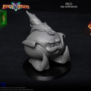 peco breath fire 3 miniature pre-supported epics n stuffs cute dragons dungeons fantasy game player rpg boardgame tabletop fanart capcom dnd ttrpg onion epicsnstuffs bof bof3 3d print model - Mito3D