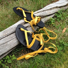 ribbon sandals v24 fashion & accessories 3d print model - Mito3D