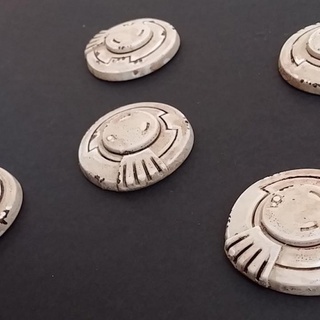 t'au objective token alexandre Tabletop accessories tag objectif 3d print model - Mito3D
