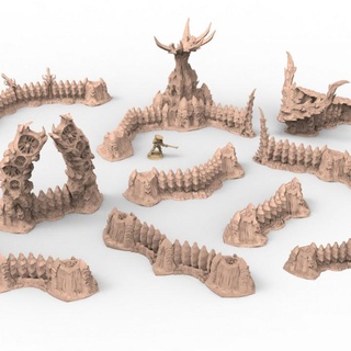 tyty bug party terrain remix 221 - 230 tales damocles Tabletop 3D Printable Terrain Fantasy gaming mini wargaming miniature tabletop starship dune 28mm 35mm scenery scatter tyrant troopers 3d print model - Mito3D