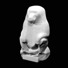 toth form baboon kiev museum art ukraine scan 3d print model - Mito3D