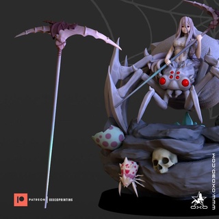 kumoko spider i'm weapon cosplay oxo3d printing Tabletop Characters & Creatures Fantasy Universe Anime Manga anime female figure 3d print model - Mito3D