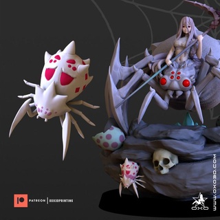 kumoko araña pequeña oxo3d impresión mesa caracteres criaturas fantasía universo anime manga hembra personaje 3d print model - Mito3D