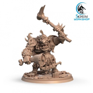 golrag hungry thrasher signum workshop dungeons fantasy miniatures warrior club tabletop berserk ttrpg cyclope presupported 3d print model - Mito3D