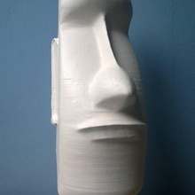large moai head scan art easterisland 3d print model - Mito3D