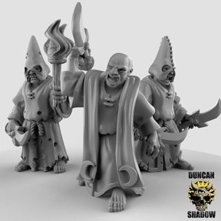 cultists daggers pre supported duncan shadow Tabletop Characters & Creatures Fantasy Universe Store fantasy dungeonsanddragons cthulhu dnd tabletopgames cultist ttrpg 3d print model - Mito3D