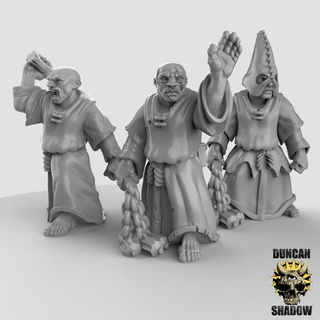 cultists flails pre supported duncan shadow Tabletop Characters & Creatures Fantasy Universe Store fantasy dungeonsanddragons cthulhu dnd tabletopgames cultist ttrpg occult presupported 3d print model - Mito3D