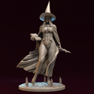 faux père sorcière Christy Hartmann table personnages créatures fantaisie univers pentacle magicuser conjurer 3d print model - Mito3D