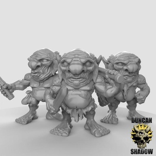 xvarts short swords pre supported duncan shadow Tabletop Characters & Creatures Fantasy Universe Store fantasy dungeonsanddragons dnd tabletopgames shortsword goblins ttrpg presupported 5thed xveart 3d print model - Mito3D