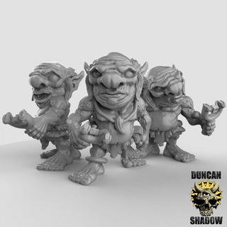 xvarts slingshots pre supported duncan shadow Tabletop Characters & Creatures Fantasy Universe Store fantasy goblin dungeonsanddragons dnd tabletopgames ttrpg presupported 5thed xvart 3d print model - Mito3D