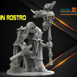Muerte günah para Warhammer Ignacio Berbel Garcia masaüstü karakterler yaratıklar fantezi Evren trol ogro gerero orco cüce dev iskelet oyun atölyesi gooblin 3d print model - Mito3D