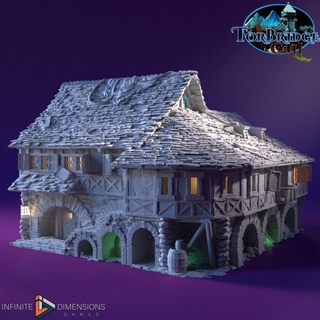 halcón brazos taberna infinito dimensiones juegos mesa 3D imprimible terreno fantasía bar medieval bucear Posada hotel torbridge desecho 3d print model - Mito3D