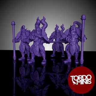 dragon dynasty flame automatrons tordo miniatures Tabletop Characters & Creatures Fantasy Universe stl china chinese 10mm 15mm warmaster tordominis dragondynasty 3d print model - Mito3D