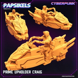 prime upholder craig papsikels miniatures Tabletop Characters & Creatures Sci-Fi Universe Vehicles Machines punk police 3d print model - Mito3D