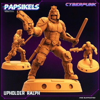 upholder ralph papsikels miniatures Tabletop Characters & Creatures Sci-Fi Universe law enforcement 3d print model - Mito3D