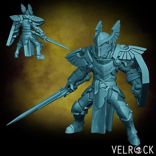 griffon knight 1 male presupported velrock art miniatures Tabletop Characters & Creatures Fantasy Universe fantasy fighter rpg soldier warrior cavalry paladin d&d dnd dungeons dragons pathfinder 3d print model - Mito3D