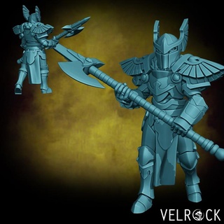griffon knight 3 male presupported velrock art miniatures Tabletop Characters & Creatures Fantasy Universe fantasy fighter rpg soldier warrior cavalry paladin d&d dnd dungeons dragons pathfinder 3d print model - Mito3D