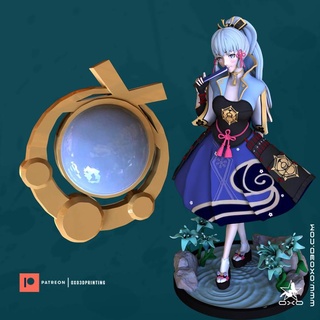 kamisato ayaka genshin impact jewelry accessory cosplay oxo3d printing Fan Art Action Figures Anime & Manga anime 3d print model - Mito3D