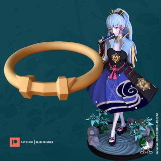 kamisato ayaka genshin impact necklace accessory cosplay oxo3d printing Fan Art Action Figures Anime & Manga anime 3d print model - Mito3D