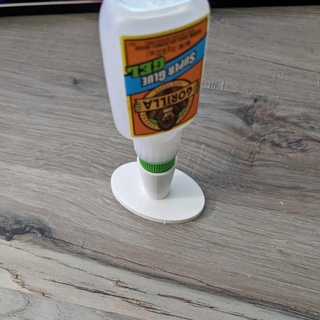 gorilla super glue stand - easy access jordan wagner Education Art Plastic Tools holder hold gel 3d print model - Mito3D