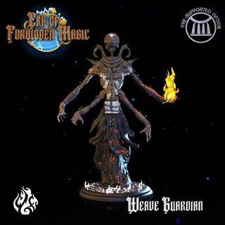 weave guardian crippled god foundry Tabletop Characters & Creatures Fantasy Universe Store fantasy monster rpg fire magic evil patreon spell dnd pathfinder cgf forbidden 3d print model - Mito3D