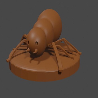 naruto inspirado Deidara argila aranha tampo mesa miniatura alemão Munoz ventilador arte personagens criaturas anime manga 3d print model - Mito3D