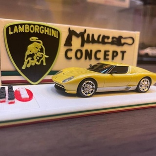 Kyosho Lamborghini Miura concept afficher base giga jouets Jeux jouet Véhicules 164diecast miuraconcept 3d print model - Mito3D