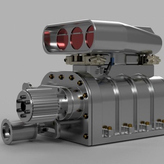 Kompressor Kit Ian Jim RC Autos Geschäft Bildung Universität Ingenieurwesen Wissenschaft mechanisch Scoop 3d print model - Mito3D